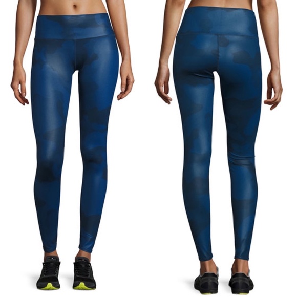 ALO Yoga Navy Blue Camo Airbrush Legging High Rise - Picture 5 of 16